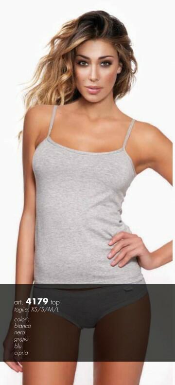 ARTU4179- 4179 canottiera donna s/s micromodal - Fratelli Parenti